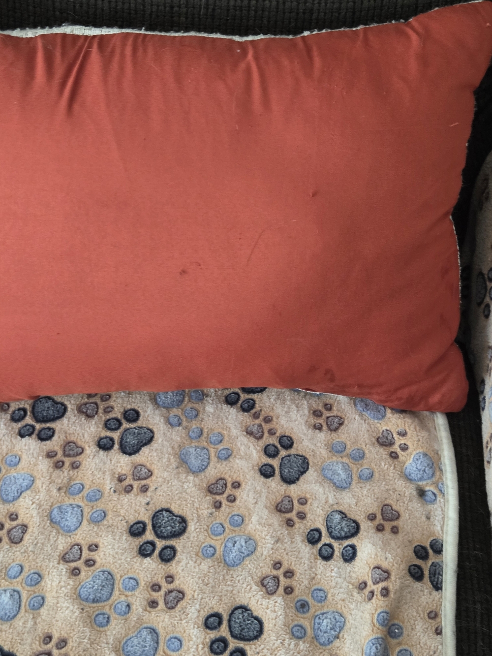 Plaid Pumpkin Accent Pillow - Rustic Orange Seasonal Decor - Picture 4 of 4